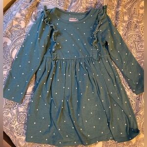 3/$12 Cat & Jack Green Polka Dot Dress
